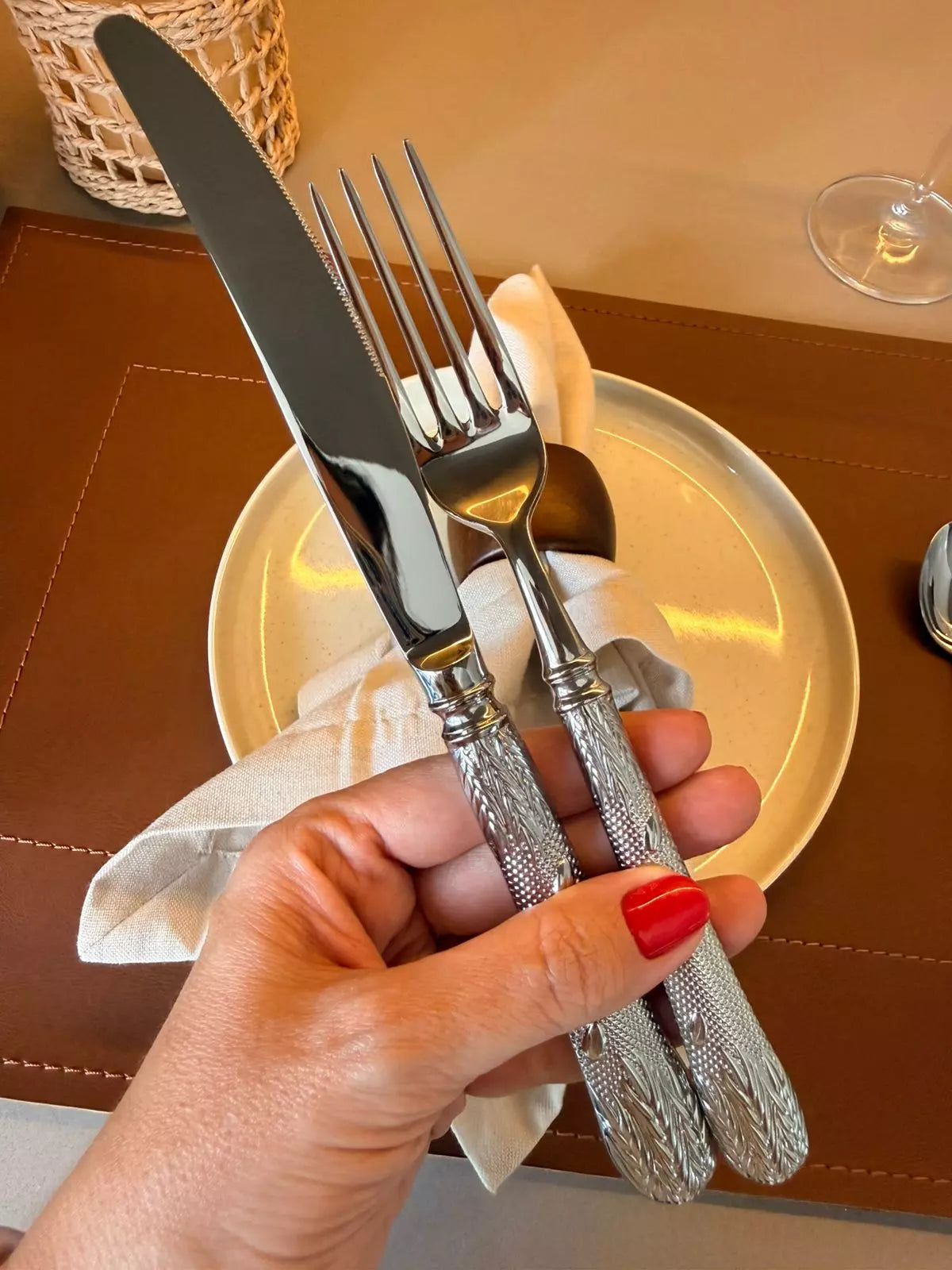 Faqueiro Inox Imperiale Prata 24 Peças
