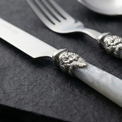 Faqueiro Inox Marfim Pérola 30 Peças