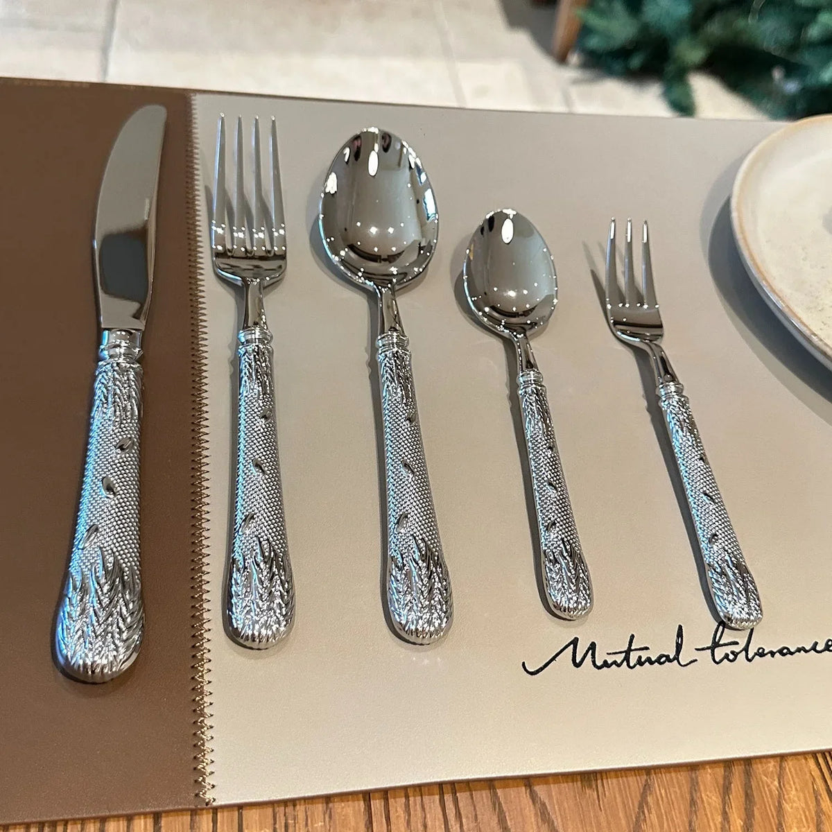Faqueiro Imperiale prata 30 peças em aço inox 304 espelhado Casa Splendida