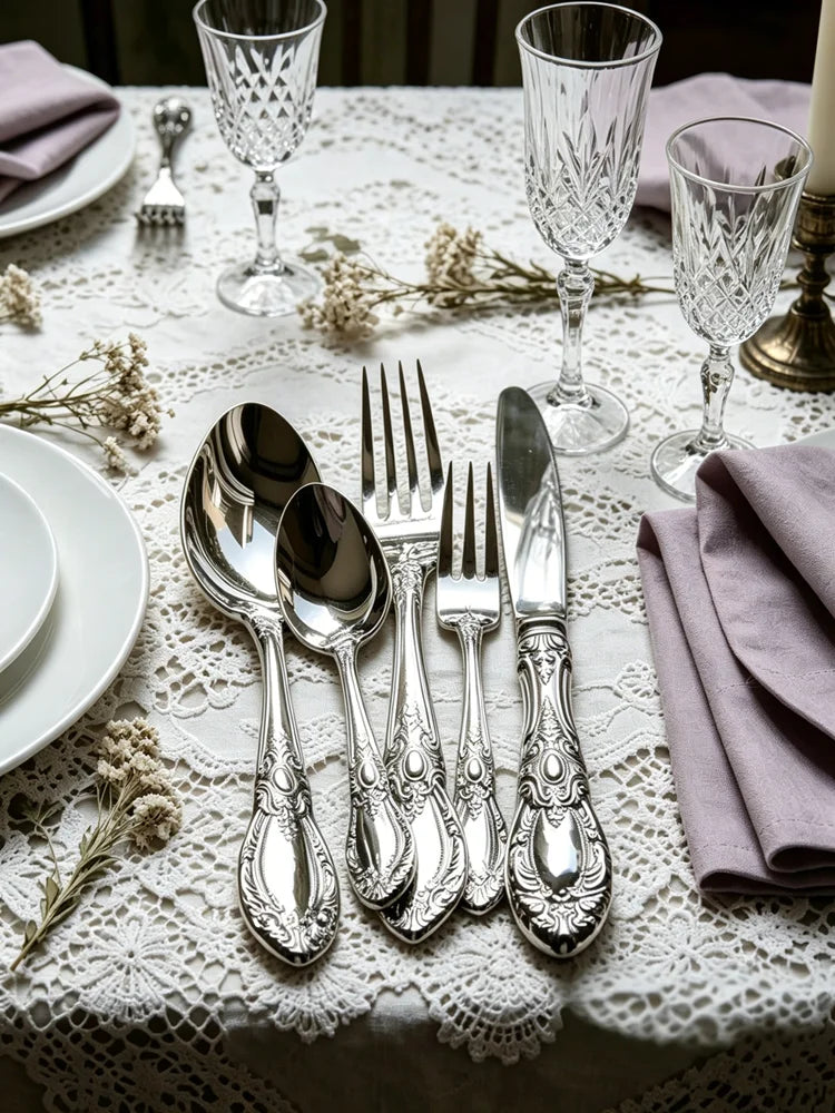 Faqueiro Versailles Prata 20 e 30 Peças